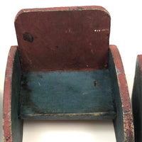 Fabulous Late 40s-early 50s Handmade Miniature Modernist Chairs