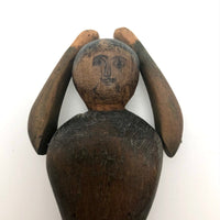 Wonderful Old Carved, Articulated Wooden Dancing Doll