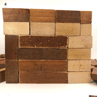 Wonderful, Huge Handmade Wooden Blocks Set in Custom Made Crate
