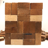 Wonderful, Huge Handmade Wooden Blocks Set in Custom Made Crate
