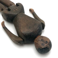 Wonderful Old Carved, Articulated Wooden Dancing Doll
