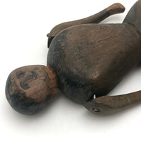 Wonderful Old Carved, Articulated Wooden Dancing Doll