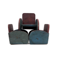 Fabulous Late 40s-early 50s Handmade Miniature Modernist Chairs