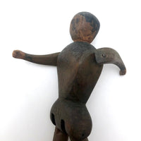 Wonderful Old Carved, Articulated Wooden Dancing Doll