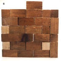 Wonderful, Huge Handmade Wooden Blocks Set in Custom Made Crate