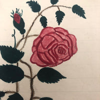 Pink Roses Antique Watercolor #3