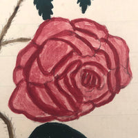 Pink Roses Antique Watercolor #3