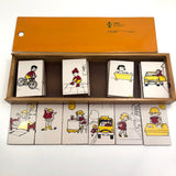 Acrilu Set of Sequential Teaching Puzzles in Great Orange Slide Top Box