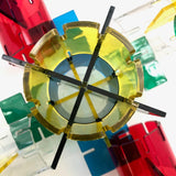 Complete Galt Playplax 1983 Design Toy Set - Squares and Rings