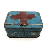 1930s Ford Bulb and Fuse Kit Tin Turned First Aid Box