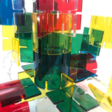 Complete Galt Playplax 1983 Design Toy Set - Squares and Rings