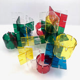 Complete Galt Playplax 1983 Design Toy Set - Squares and Rings