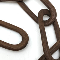 18 Inch Carved Walnut Whimsy Chain