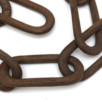 18 Inch Carved Walnut Whimsy Chain