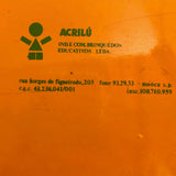 Acrilu Set of Sequential Teaching Puzzles in Great Orange Slide Top Box
