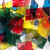 Complete Galt Playplax 1983 Design Toy Set - Squares and Rings