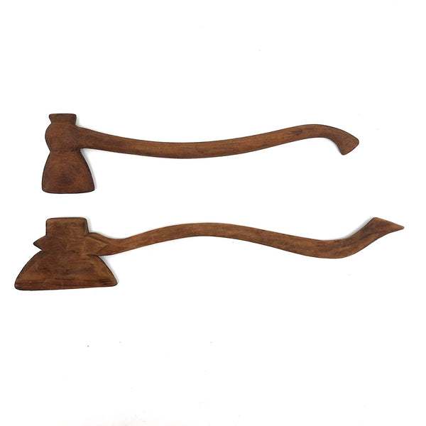 Pair of Small Carved Axes