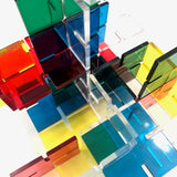 Complete Galt Playplax 1983 Design Toy Set - Squares and Rings