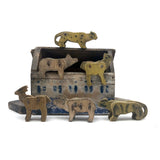 Fabulous Very Old Noah's Ark with Six Wonderful Creatures
