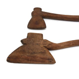 Pair of Small Carved Axes