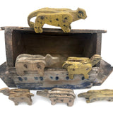 Fabulous Very Old Noah's Ark with Six Wonderful Creatures