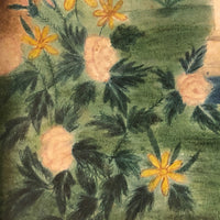 C. 1838 Folk Art Watercolor Mourning Picture for Two Infants, Framed