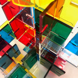 Complete Galt Playplax 1983 Design Toy Set - Squares and Rings