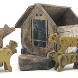 Fabulous Very Old Noah's Ark with Six Wonderful Creatures