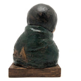 Robert Lohman Ceramic Sculpture Bust of Native American Woman