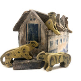 Fabulous Very Old Noah's Ark with Six Wonderful Creatures