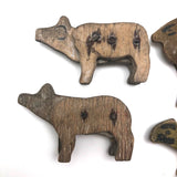 Fabulous Very Old Noah's Ark with Six Wonderful Creatures