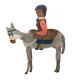 Marvelous Antique Folk Art Painted Wooden Marionette