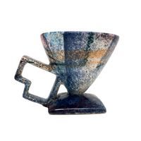 Fun 1980s Memphis Style Studio Pottery Mug