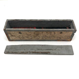 Fabulous Old Handmade "Club Checkers" Box, with Checkers