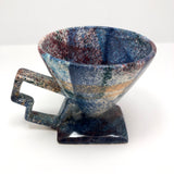 Fun 1980s Memphis Style Studio Pottery Mug