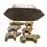 Fabulous Very Old Noah's Ark with Six Wonderful Creatures