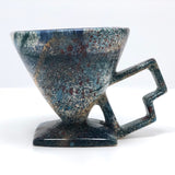 Fun 1980s Memphis Style Studio Pottery Mug