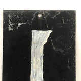 White on Black Double-sided, Hand-painted Scorekeeping Numbers - A Pair