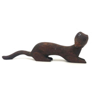 Curious Carved Weasel (I think!) with Nibbled Nose