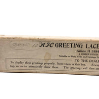 Early 20th Century “My Baby” Lace