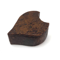 Beautiful Antique Carved Heart Shaped Box, Ex. "Smitty" Axtell Collection