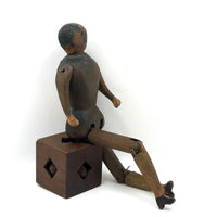 Wonderful Old Carved, Articulated Wooden Dancing Doll