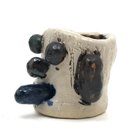 Funny Little Studio Pottery Face Cup