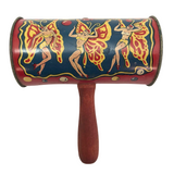 Kirchhof Vintage Tin Litho Noisemaker with Winged Women