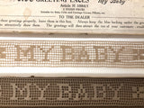 Early 20th Century “My Baby” Lace