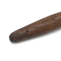 Antique Carved Wooden Muddler with Fantastic Patina