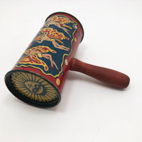 Kirchhof Vintage Tin Litho Noisemaker with Winged Women