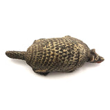 Fabulous Old Mexican Clay Hand-painted Bobble Head Armadillo