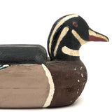 Vintage Folk Art Wood Duck Signed H. Sloan, Maine