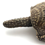 Fabulous Old Mexican Clay Hand-painted Bobble Head Armadillo